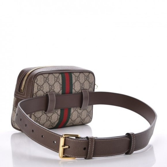Gucci GG Supreme Monogram Web Ophidia Belt Bag NEW W DUSTBAG - Picture 3 of 5